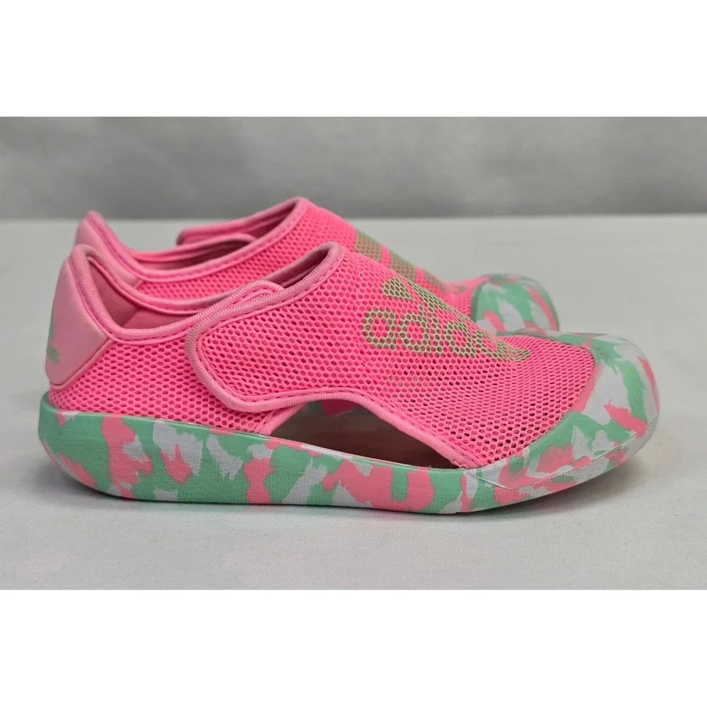 Adidas Altaventure Sport Kids 10K Pink Green Water Shoes
